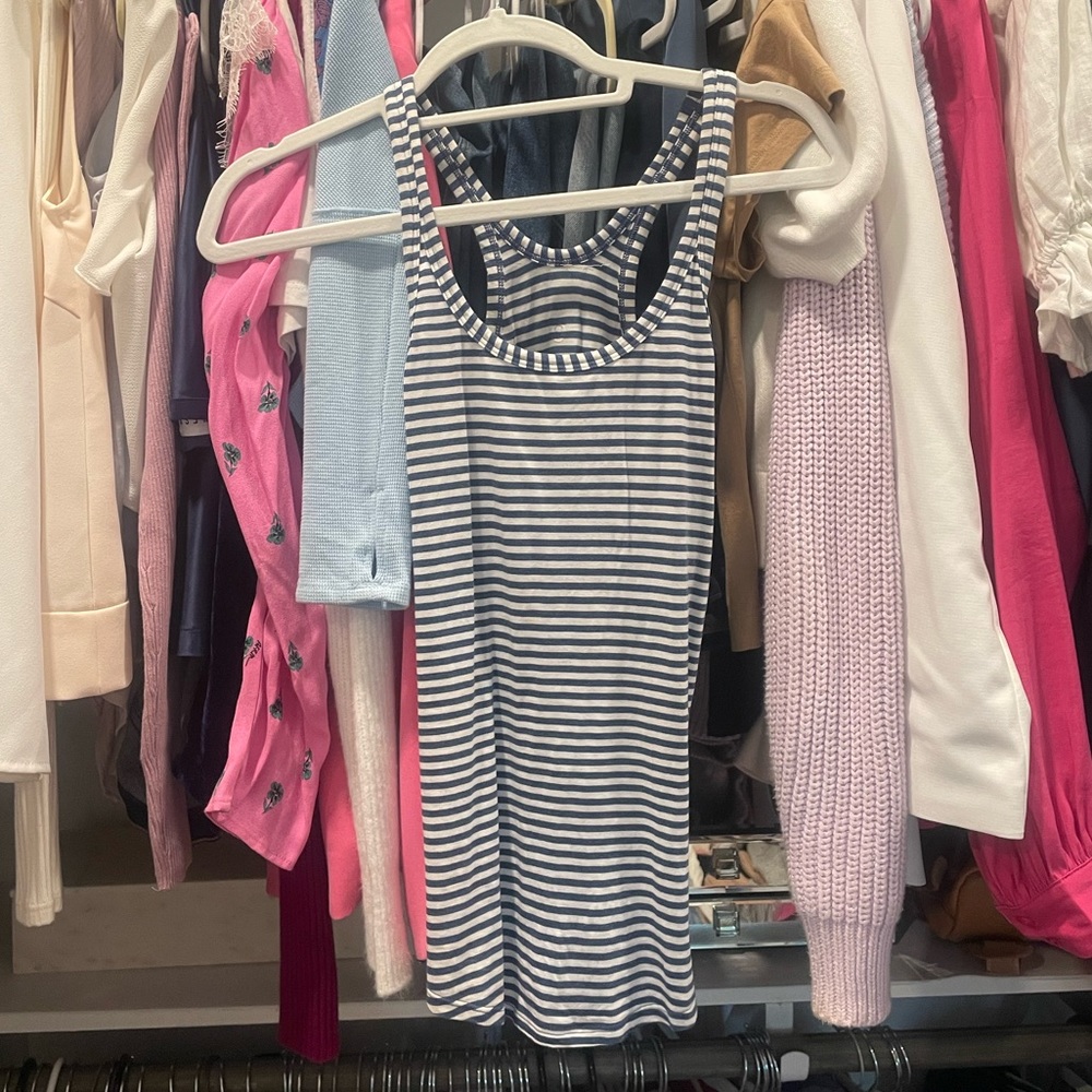 Blue/White Lululemon Tank Top